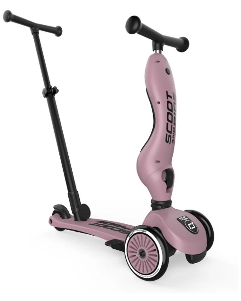Trotineta cu maner Push and Go Highway Kick 1 Wildberry Scoot&Ride 3
