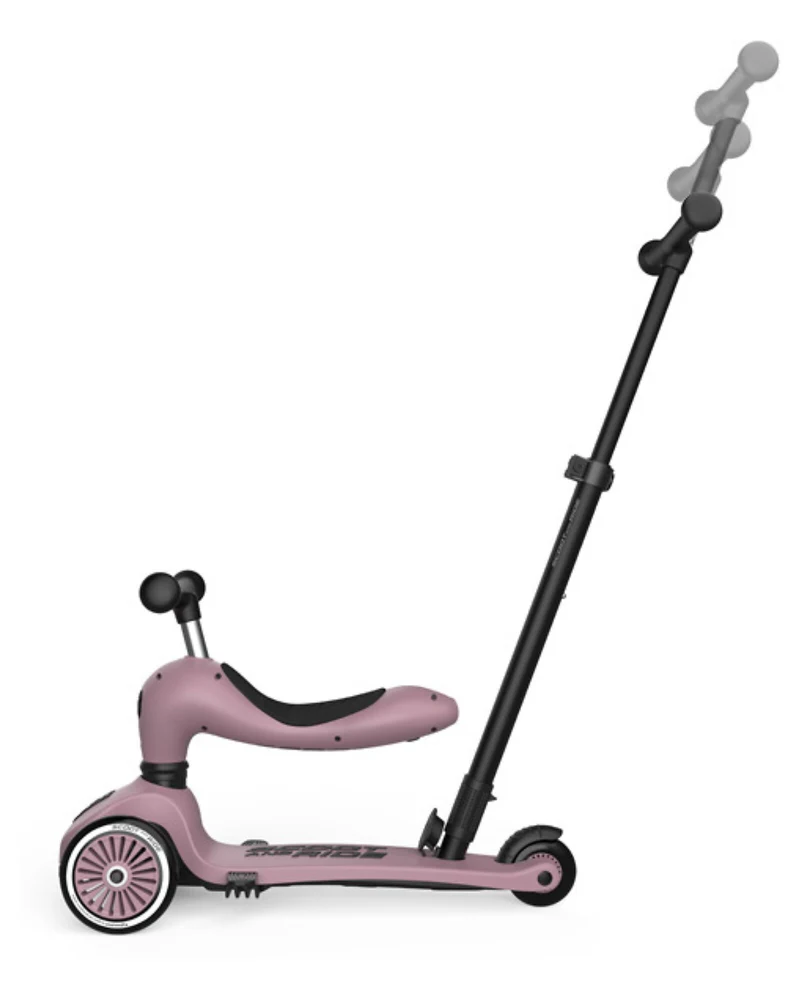 Trotineta cu maner Push and Go Highway Kick 1 Wildberry Scoot&Ride 5