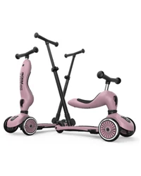 Trotineta cu maner Push and Go Highway Kick 1 Wildberry Scoot&Ride 8