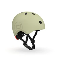 Casca de protectie pentru copii, cu sistem de reglare, Scoot & Ride Olive,S, 51-55cm