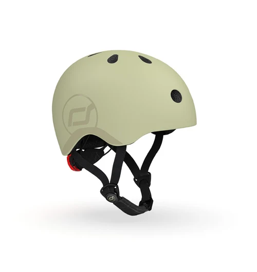 Casca de protectie pentru copii, cu sistem de reglare, Scoot & Ride Olive,S, 51-55cm