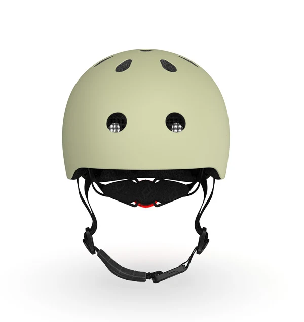 Casca de protectie pentru copii, cu sistem de reglare, Scoot & Ride Olive,S, 51-55cm 5