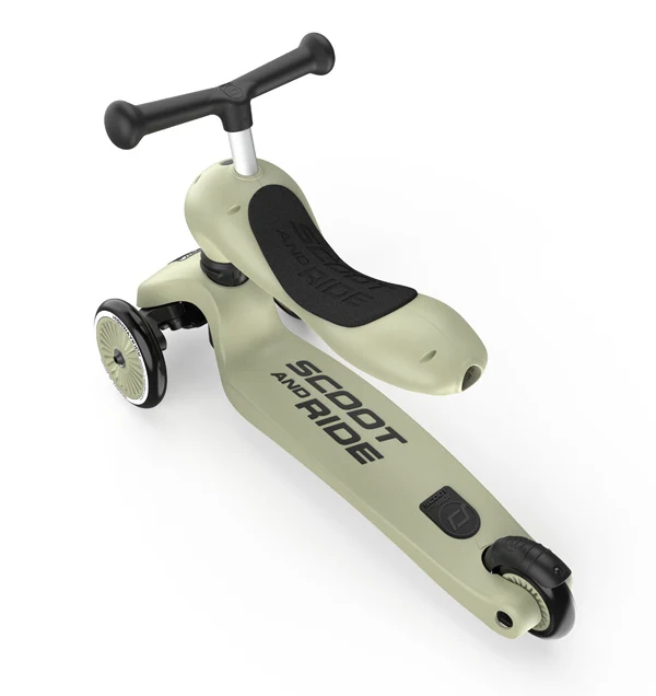 Trotineta 2 in 1 Highway Kick 1 Olive 00001 Scoot&Ride 4