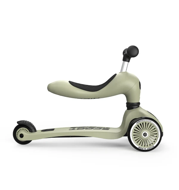 Trotineta 2 in 1 Highway Kick 1 Olive 00001 Scoot&Ride 6