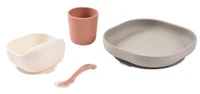 Set de masa silicon Beaba 4 piese Terracotta Gazelle B913602 2