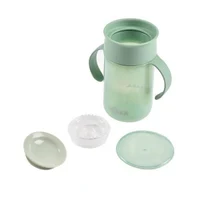 Beaba Cana de invatare Beaba 340 ml Sage Green 3