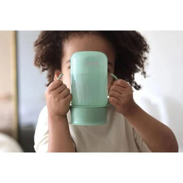 Beaba Cana de invatare Beaba 340 ml Sage Green 5