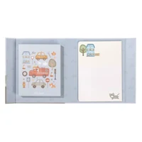 Carte magnetica cu figurine - Jim Vehicles - Little Dutch 4