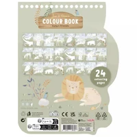 Carte de colorat - Jim - Safari Friends - Little Dutch 2