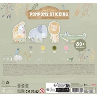 Набор для творчества с помпонами - Safari Friends - Little Dutch 2