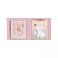 Set de colorat cu carte, creioane si stickere - Rosa Fairy Garden - Little Dutch 3
