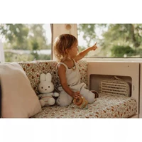 Jucarie din plus - 25 cm - Miffy Vintage Sunny Stripes - Print - Little Dutch 4