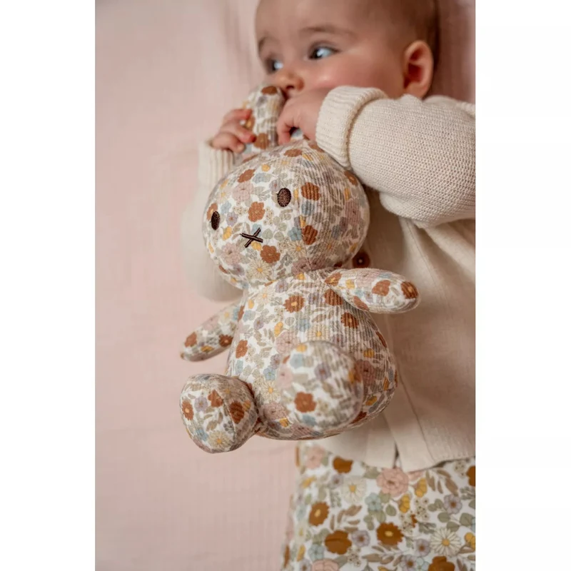 Jucarie din plus - 25 cm - Miffy Vintage Little Flowers - Print complet - Little Dutch 4