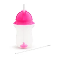 Munchkin Cana Any Angle, Click Lock, Cu Pai Flexibil, 296ml, 12L+ Pink 2