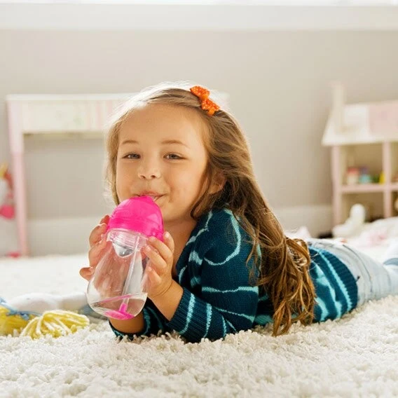Munchkin Cana Any Angle, Click Lock, Cu Pai Flexibil, 296ml, 12L+ Pink 5