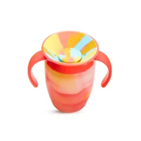 Munchkin CANA MIRACLE 360, TROPICAL SWIRL, CU MANERE, 207ML, SET 2 BUC., 6L+ - RED/YELLOW 2
