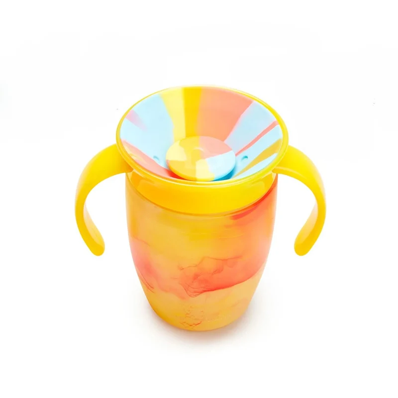 Munchkin CANA MIRACLE 360, TROPICAL SWIRL, CU MANERE, 207ML, SET 2 BUC., 6L+ - RED/YELLOW 3