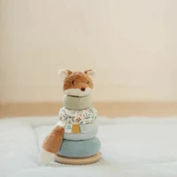 Display piramida pentru stivuire material si lemn - Forest Friends - Little Dutch 3