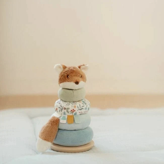 Display piramida pentru stivuire material si lemn - Forest Friends - Little Dutch 3