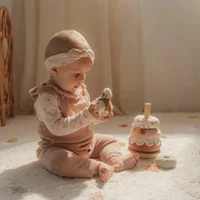 Display piramida pentru stivuire material si lemn - Fairy Garden - Little Dutch 4