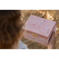 Cutie muzicala pentru bijuterii - Pink - Safari Friends - Little Dutch 6
