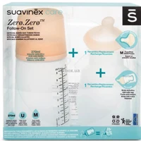 Антиколиковая бутылочка Suavinex Zero Zero, 270 мл, средний поток 7