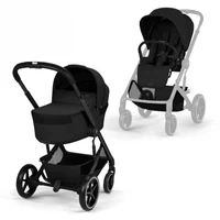 Carucior cu landou pliabil Cybex Balios S Lux Moon Black, black