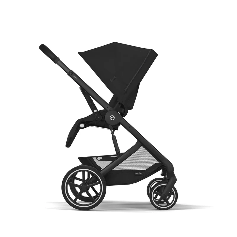 Carucior cu landou pliabil Cybex Balios S Lux Moon Black, black 4