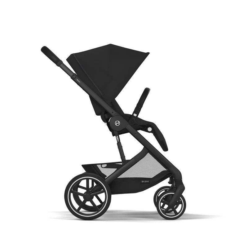 Carucior cu landou pliabil Cybex Balios S Lux Moon Black, black 5