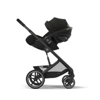 Carucior cu landou pliabil Cybex Balios S Lux Moon Black, black 6