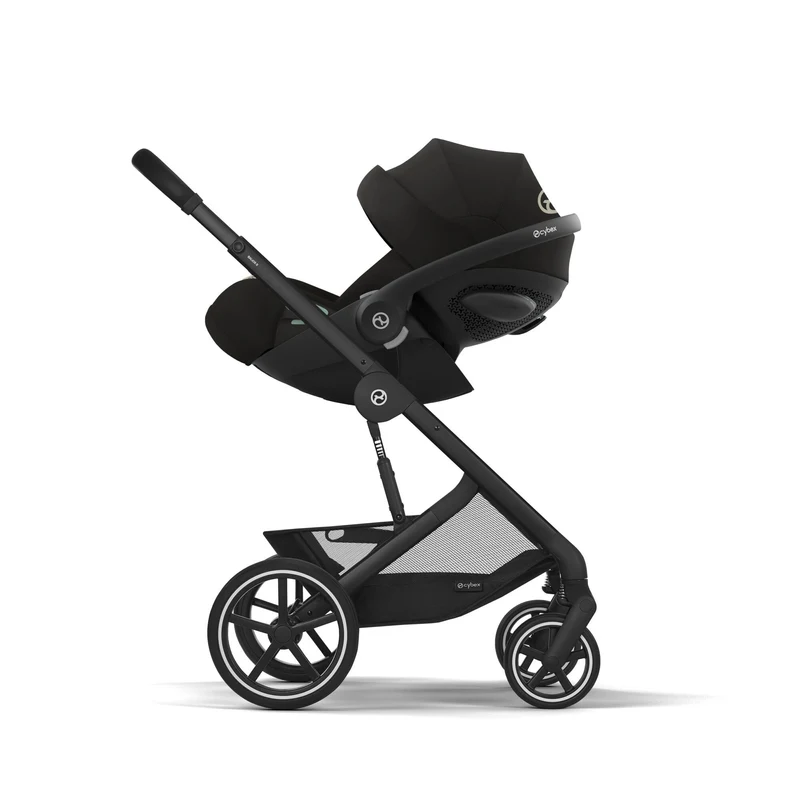 Carucior cu landou pliabil Cybex Balios S Lux Moon Black, black 6
