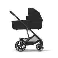 Carucior cu landou pliabil Cybex Balios S Lux Moon Black, black 7