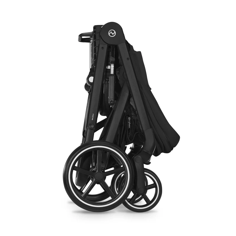 Carucior cu landou pliabil Cybex Balios S Lux Moon Black, black 8