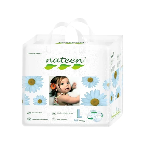 BDL16 Scutece Eco-Friendly Bebeluși Nateen Premium Nr.4 7–18kg (16 buc) | Hipoalergenice & Confort S