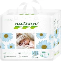 BDNB20 Scutece Eco-Friendly Bebeluși Nateen Premium Nr.1 2–5 kg (20 bucăți) | Super absorbante & Eco