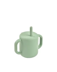 Тренировочная чашка с силиконовой соломинкой Sage Green 2