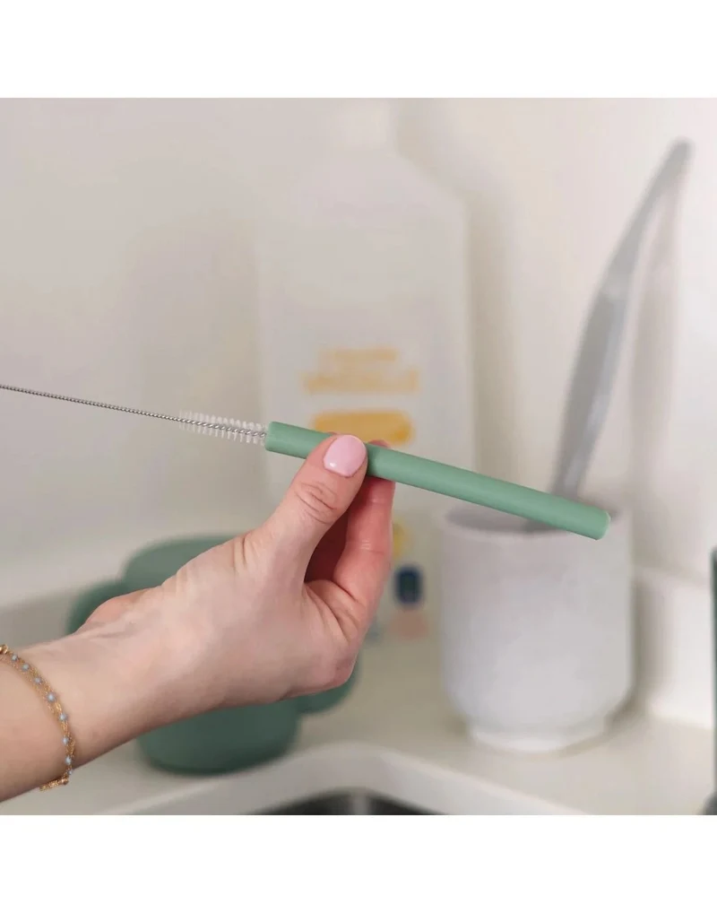 Тренировочная чашка с силиконовой соломинкой Sage Green 5