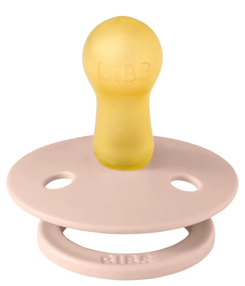 BIBS Набор из 2 круглых латексных сосок-пустышек (0–6 месяцев) Jasmine Blush Mix - BIBS 4