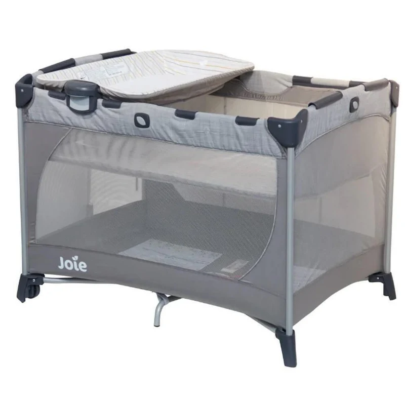Складная кроватка Joie Commuter Change Gray Stripes 3