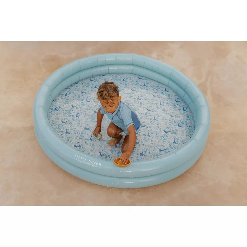 Piscina gonflabila pentru copii - 150 cm - Ocean Dreams - Albastru - Little Dutch 3