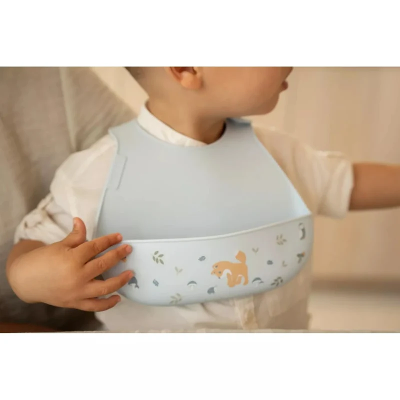 Силиконовый слюнявчик – Forest Friends – Little Dutch 3