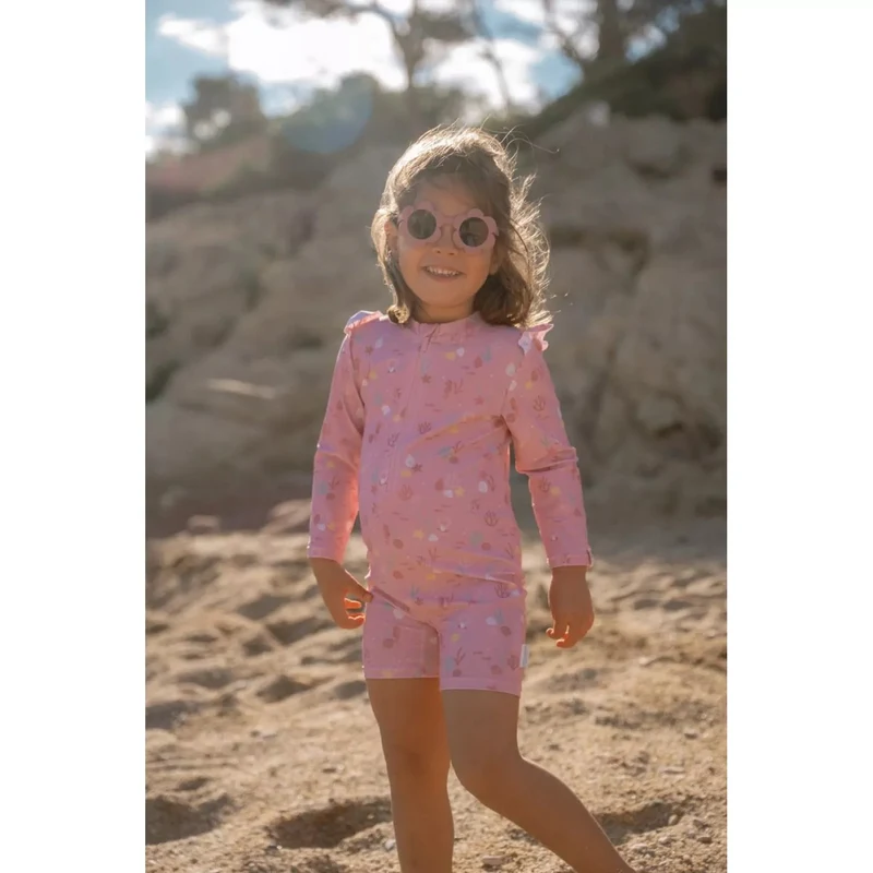 Costum de baie cu maneca scurta cu protectie UV 50+ - Ocean Treasures Multi - Little Dutch 74/80 4