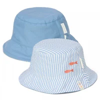 Palarie de soare reversibila cu protectie protectie UV 50+ - Sea Life Ocean Blue - Little Dutch 0-12