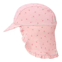 Palarie de soare cu protectie protectie UV 50+ - Sunny Flowers Blush - Little Dutch 0-12 luni 4