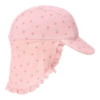 Palarie de soare cu protectie protectie UV 50+ - Sunny Flowers Blush - Little Dutch 0-12 luni 3