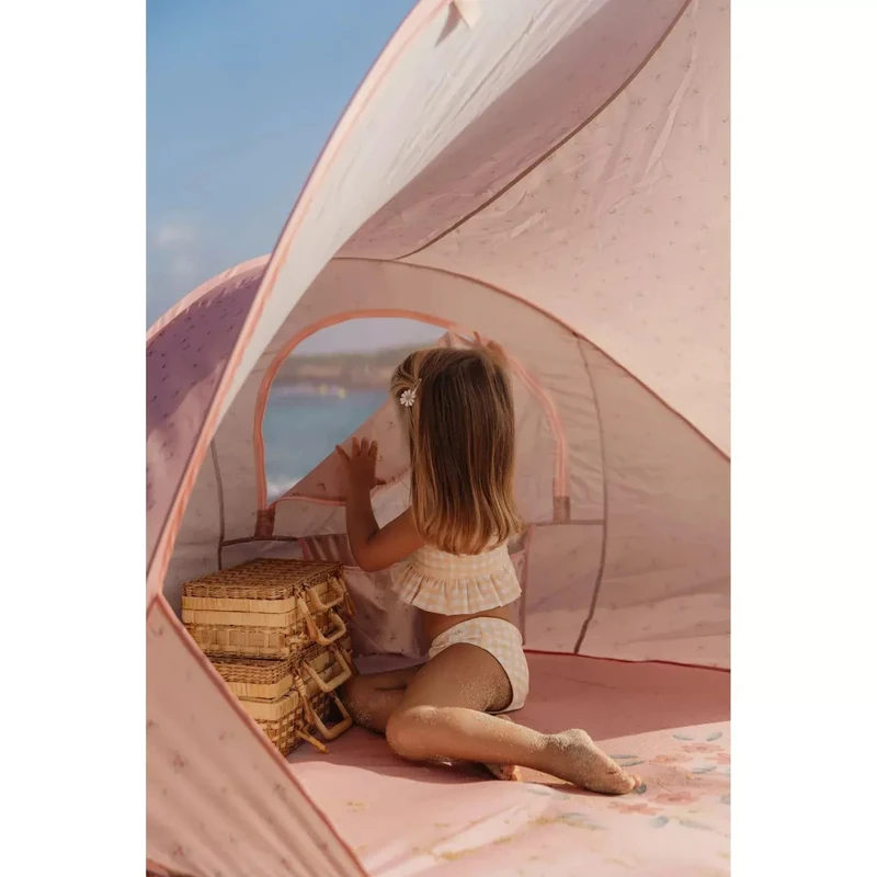 Cort pentru plaja Pop-Up - Ocean Dream - Roz - Little Dutch 4