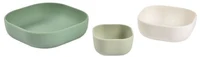 Beaba Набор из 3 силиконовых мисок Sage Green B913567 2