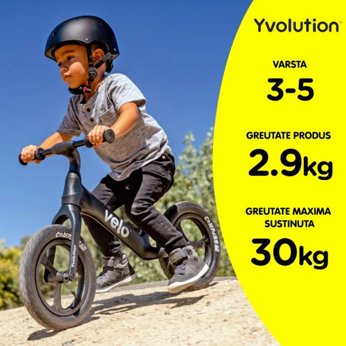 Bicicleta echilibru Yvolution Y Velo Pro Black 5