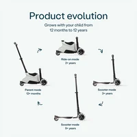 Trotinetă 1-12 ani, SmarTrike Xtend Scooter Ride-on, cool grey 3