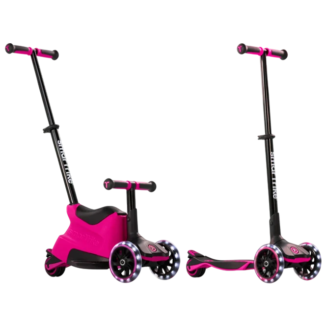 Trotinetă 1-12 ani, SmarTrike Xtend Scooter Ride-on, pink 2